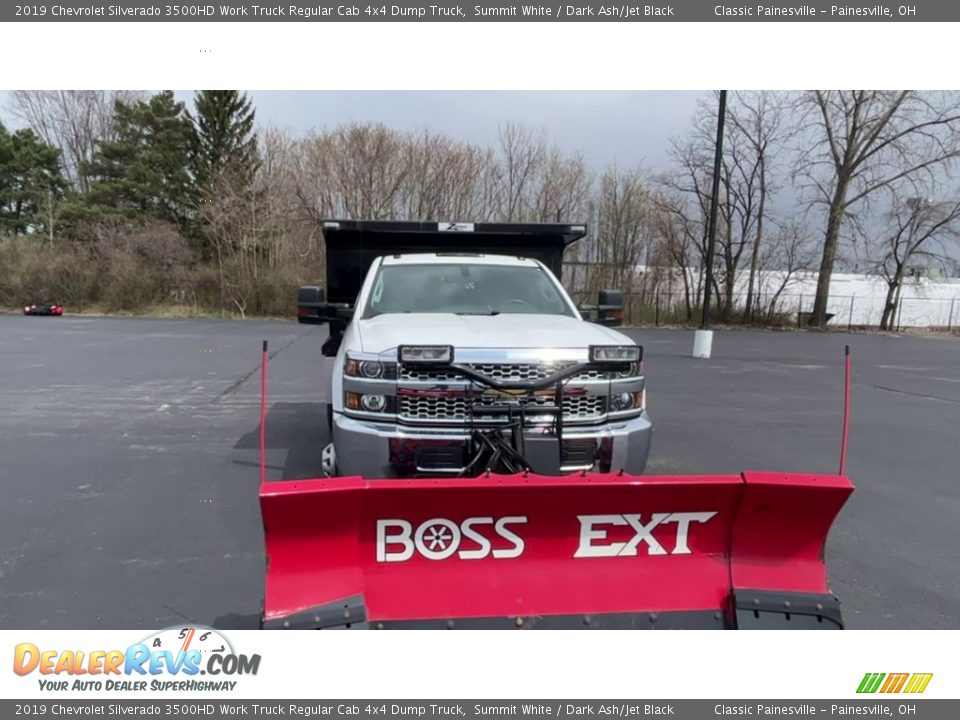 2019 Chevrolet Silverado 3500HD Work Truck Regular Cab 4x4 Dump Truck Summit White / Dark Ash/Jet Black Photo #3