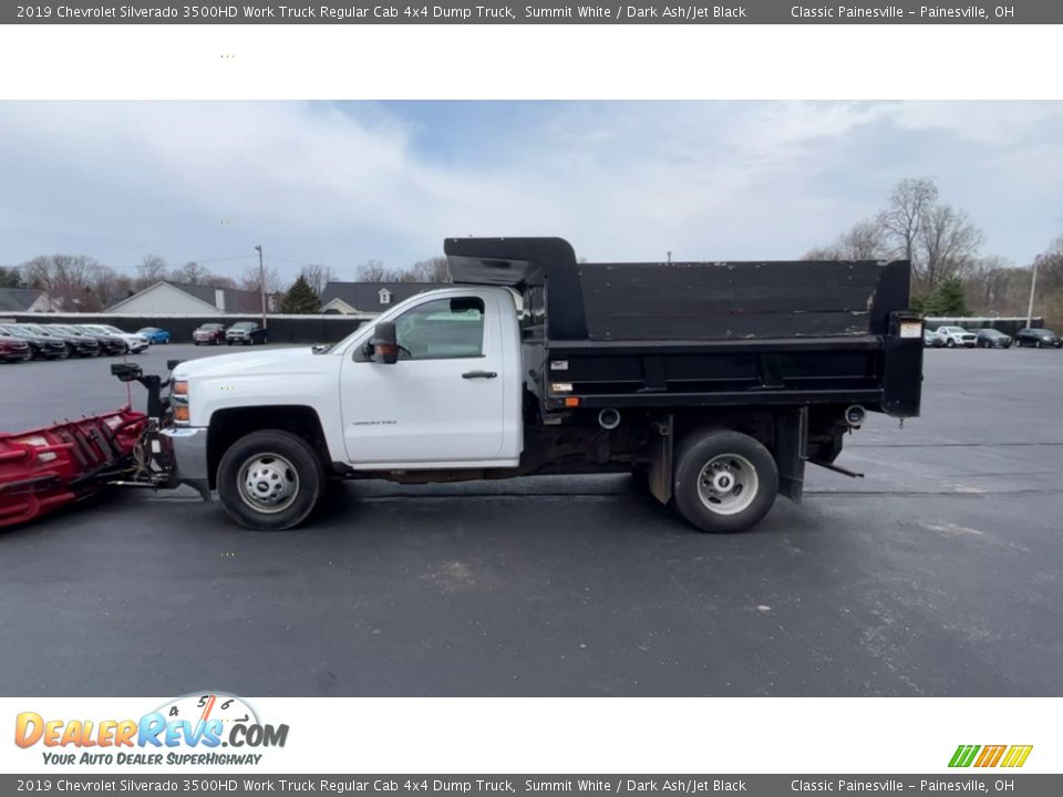 2019 Chevrolet Silverado 3500HD Work Truck Regular Cab 4x4 Dump Truck Summit White / Dark Ash/Jet Black Photo #5