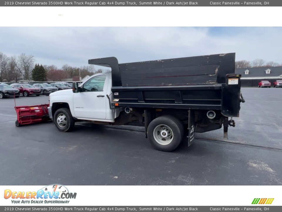 2019 Chevrolet Silverado 3500HD Work Truck Regular Cab 4x4 Dump Truck Summit White / Dark Ash/Jet Black Photo #6