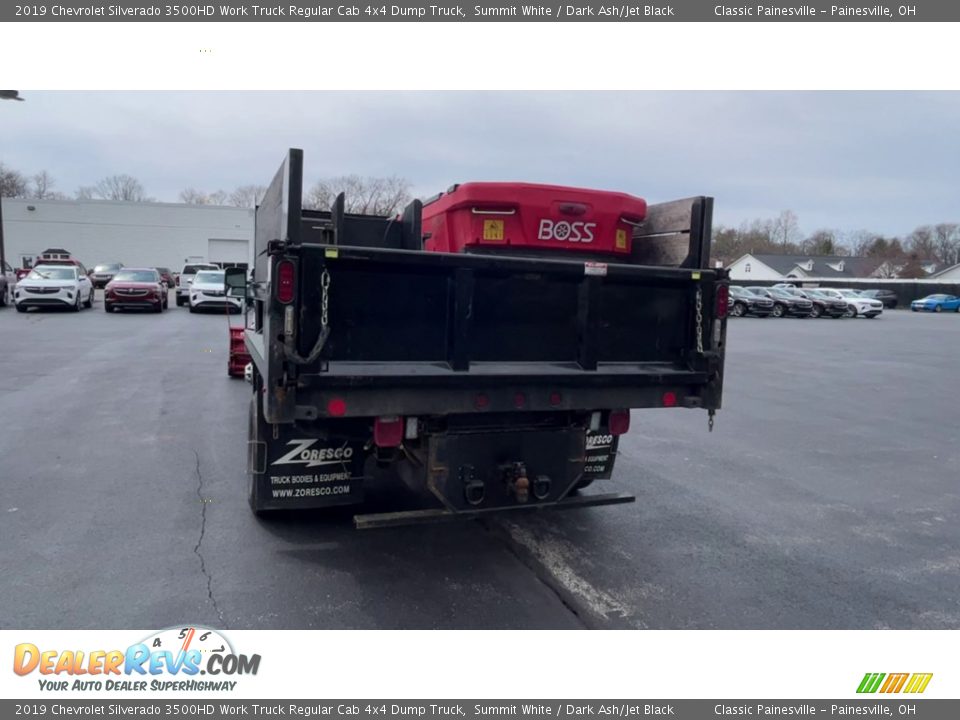 2019 Chevrolet Silverado 3500HD Work Truck Regular Cab 4x4 Dump Truck Summit White / Dark Ash/Jet Black Photo #7