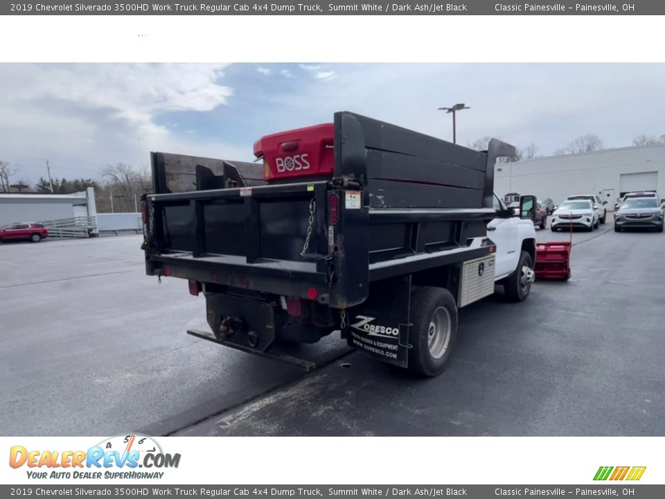 2019 Chevrolet Silverado 3500HD Work Truck Regular Cab 4x4 Dump Truck Summit White / Dark Ash/Jet Black Photo #8