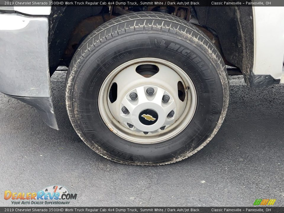 2019 Chevrolet Silverado 3500HD Work Truck Regular Cab 4x4 Dump Truck Summit White / Dark Ash/Jet Black Photo #27