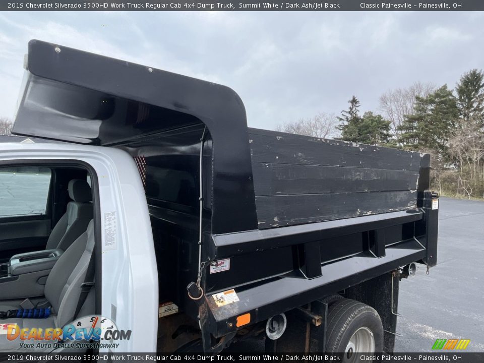 2019 Chevrolet Silverado 3500HD Work Truck Regular Cab 4x4 Dump Truck Summit White / Dark Ash/Jet Black Photo #32