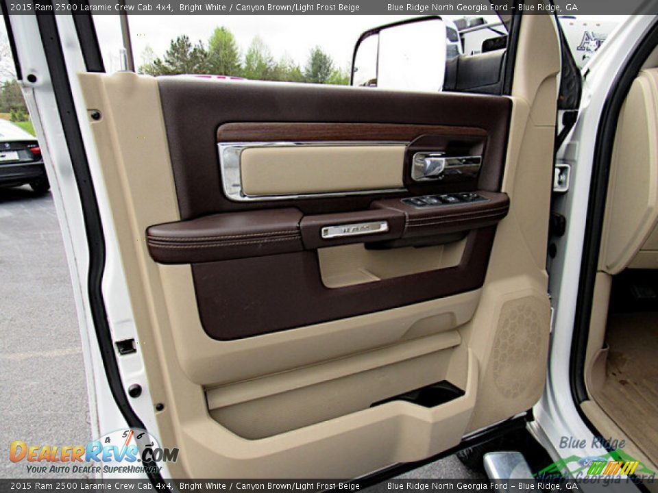 Door Panel of 2015 Ram 2500 Laramie Crew Cab 4x4 Photo #10