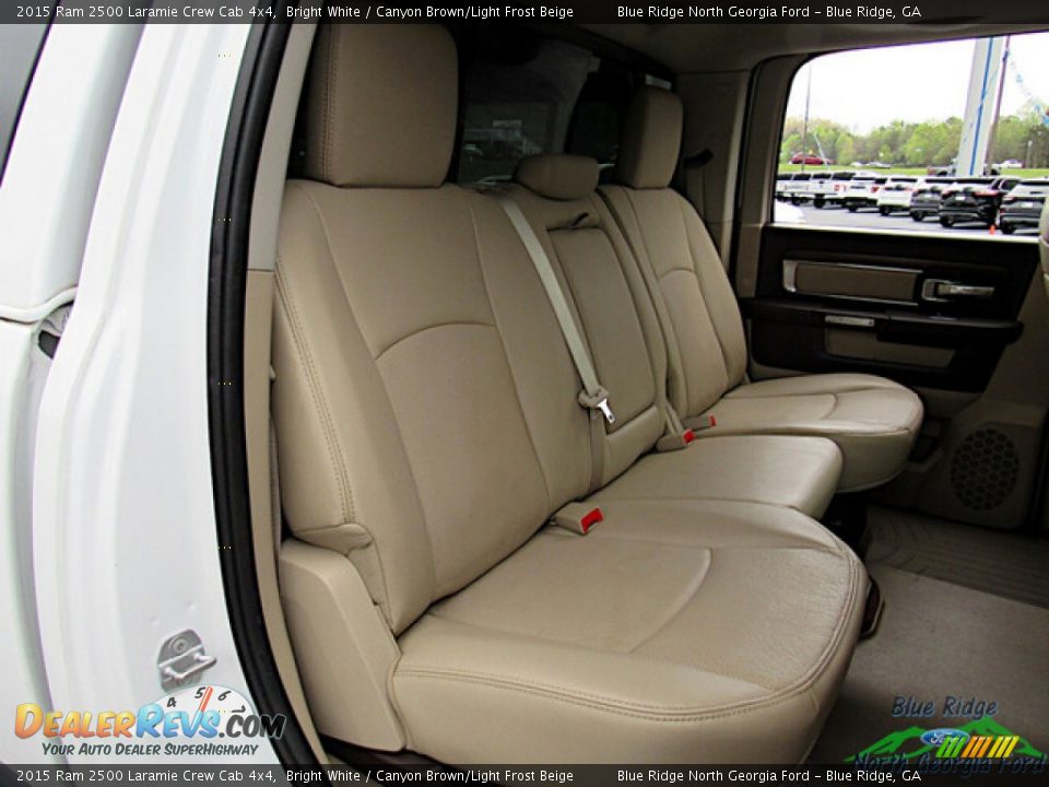 Rear Seat of 2015 Ram 2500 Laramie Crew Cab 4x4 Photo #15