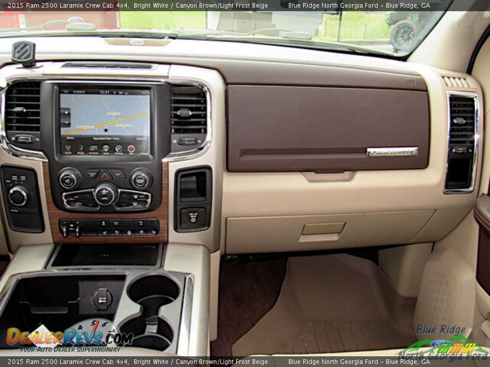 Dashboard of 2015 Ram 2500 Laramie Crew Cab 4x4 Photo #18