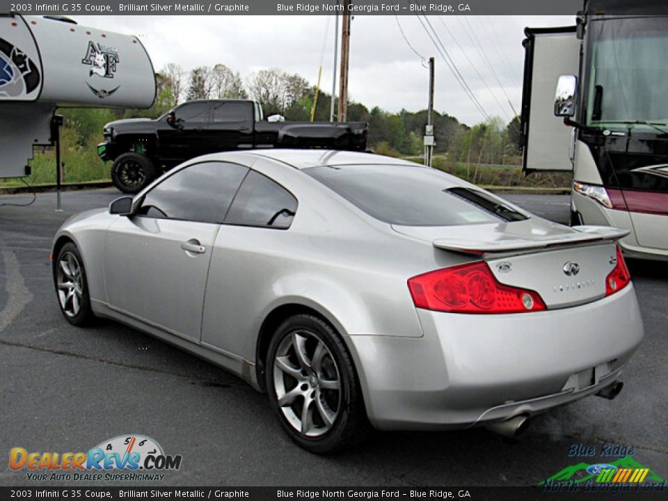 2003 Infiniti G 35 Coupe Brilliant Silver Metallic / Graphite Photo #3