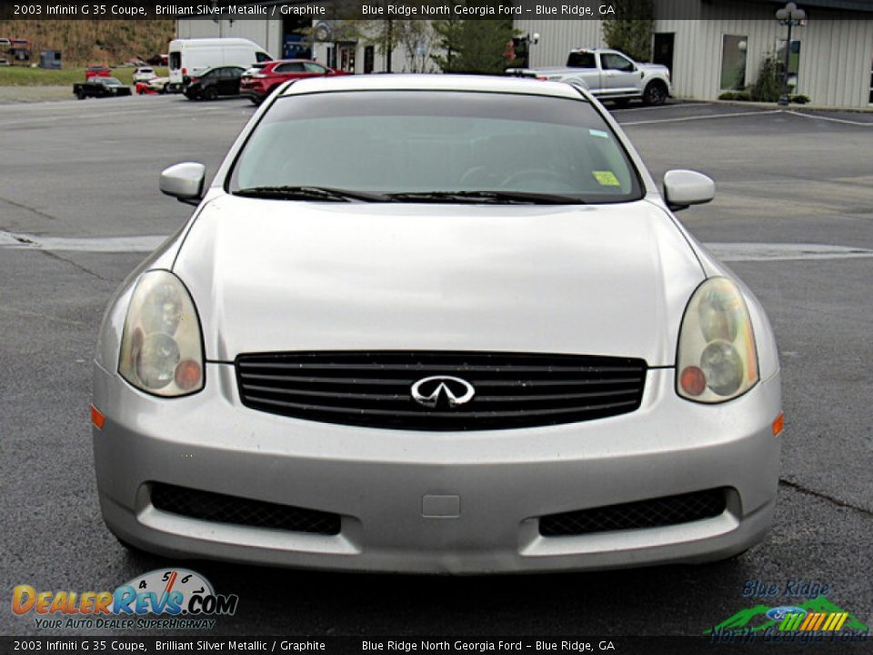 2003 Infiniti G 35 Coupe Brilliant Silver Metallic / Graphite Photo #8