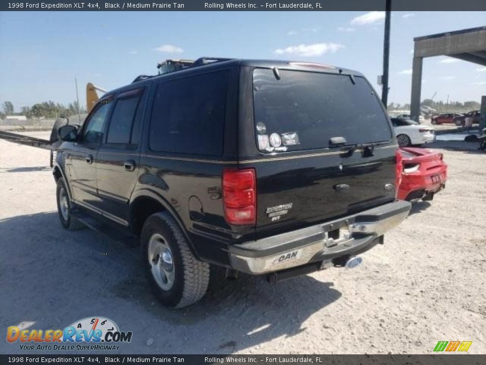 1998 Ford Expedition XLT 4x4 Black / Medium Prairie Tan Photo #1
