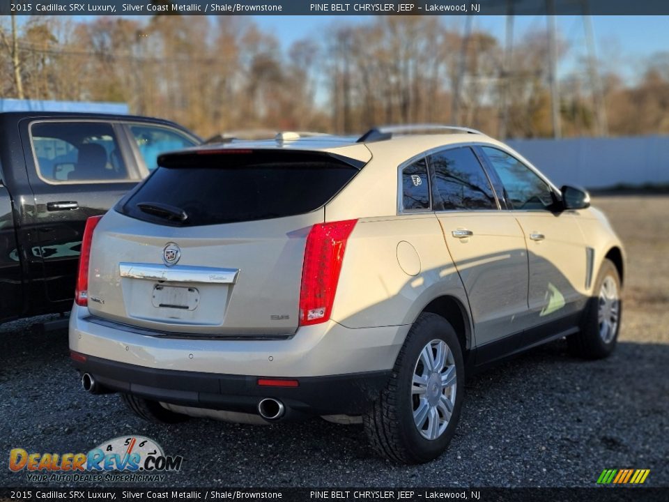 2015 Cadillac SRX Luxury Silver Coast Metallic / Shale/Brownstone Photo #3