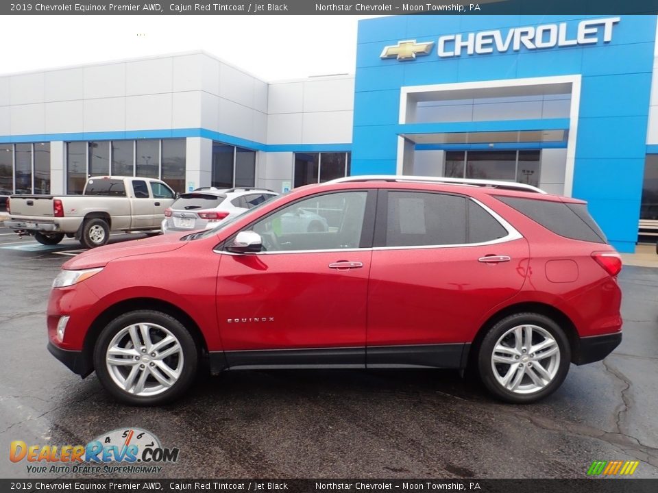 2019 Chevrolet Equinox Premier AWD Cajun Red Tintcoat / Jet Black Photo #3