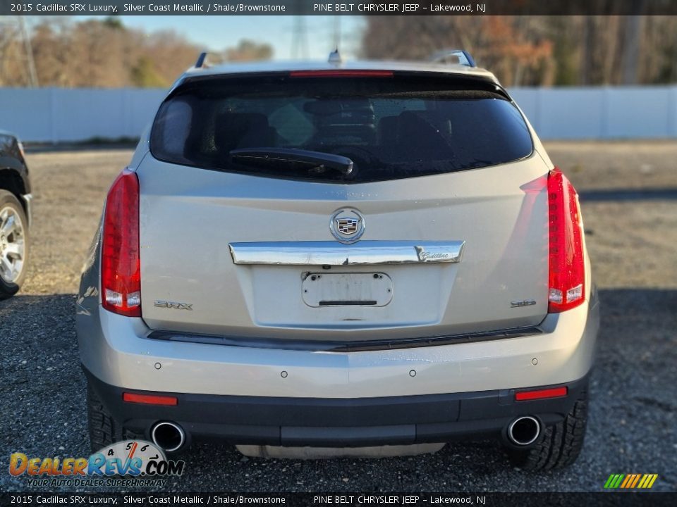 2015 Cadillac SRX Luxury Silver Coast Metallic / Shale/Brownstone Photo #4