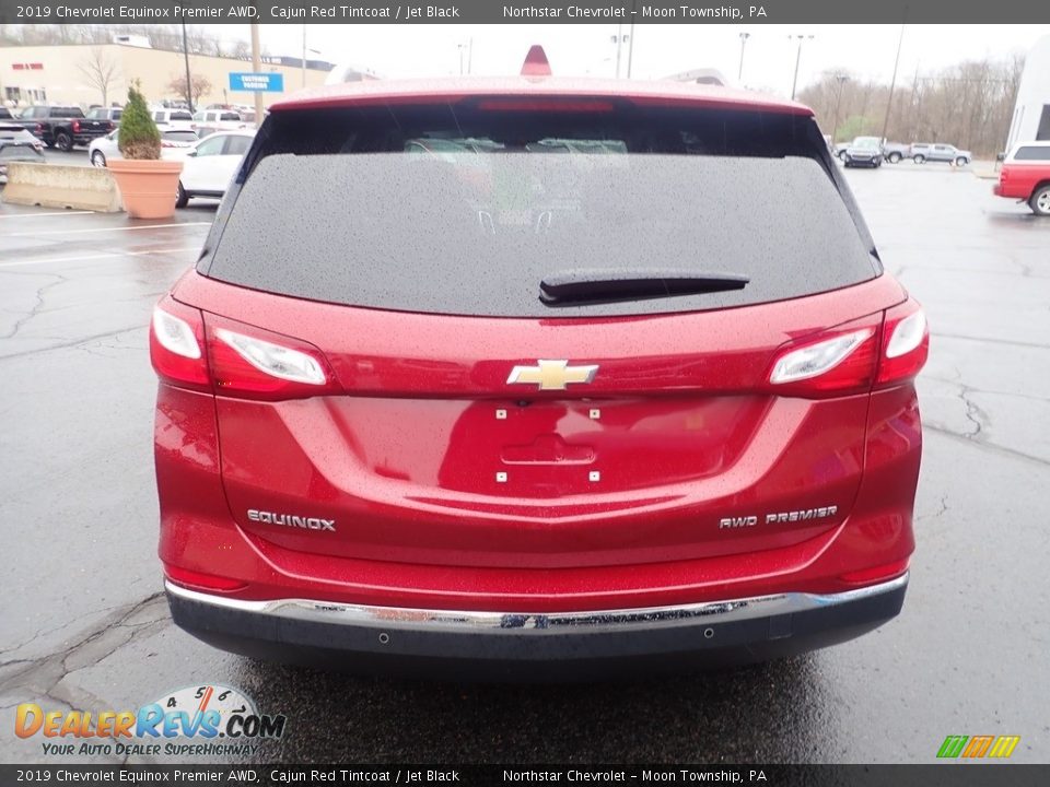 2019 Chevrolet Equinox Premier AWD Cajun Red Tintcoat / Jet Black Photo #6