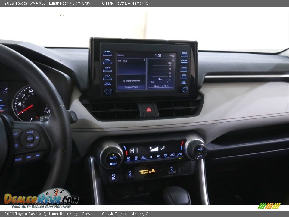 2019 Toyota RAV4 XLE Lunar Rock / Light Gray Photo #9