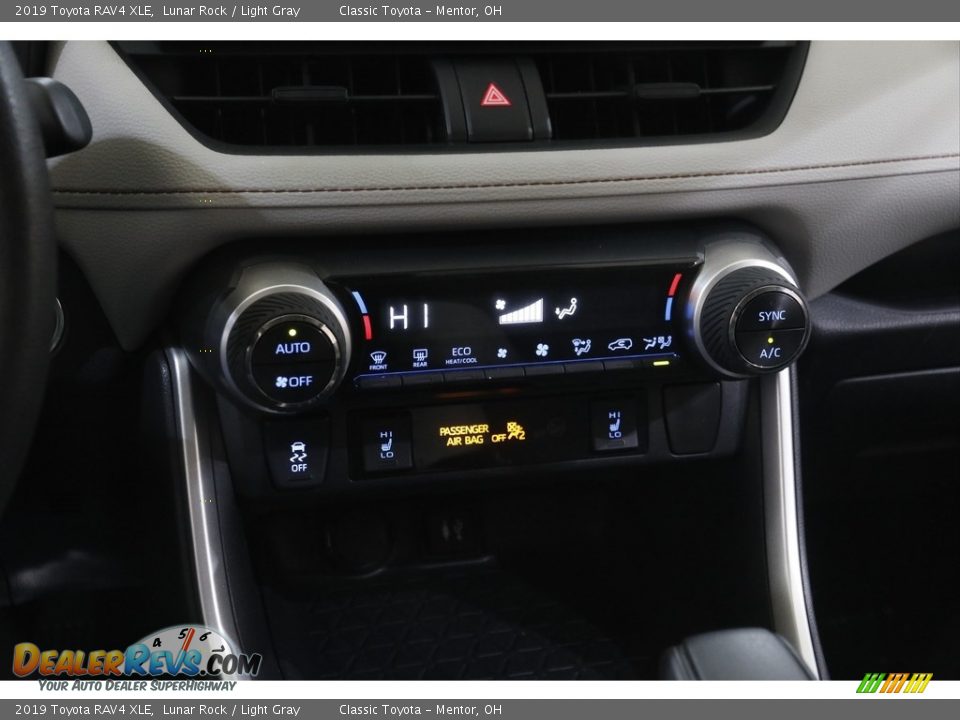 2019 Toyota RAV4 XLE Lunar Rock / Light Gray Photo #12