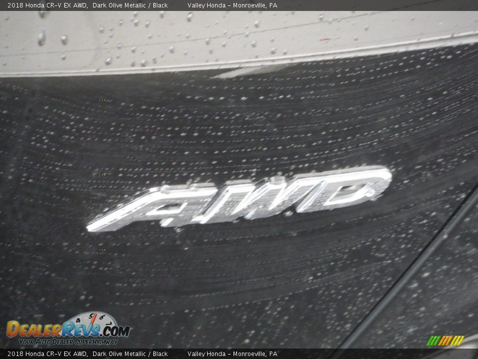 2018 Honda CR-V EX AWD Dark Olive Metallic / Black Photo #10