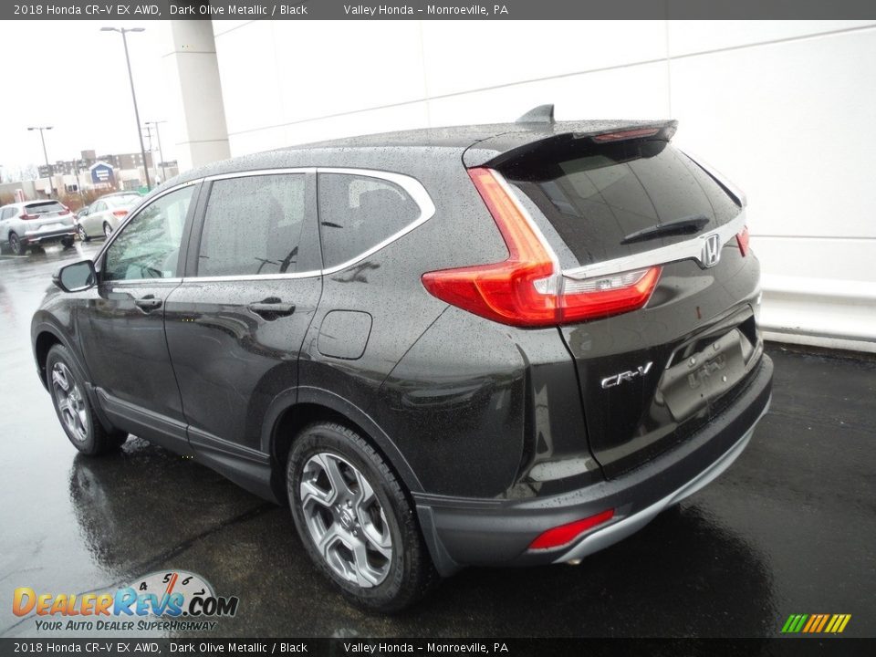 2018 Honda CR-V EX AWD Dark Olive Metallic / Black Photo #11