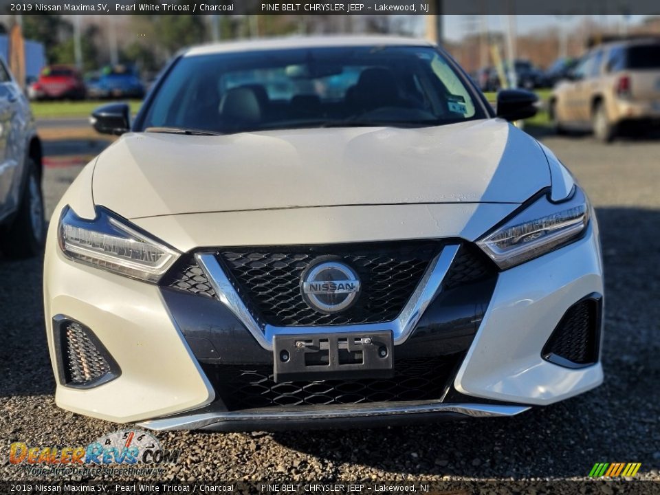 2019 Nissan Maxima SV Pearl White Tricoat / Charcoal Photo #2