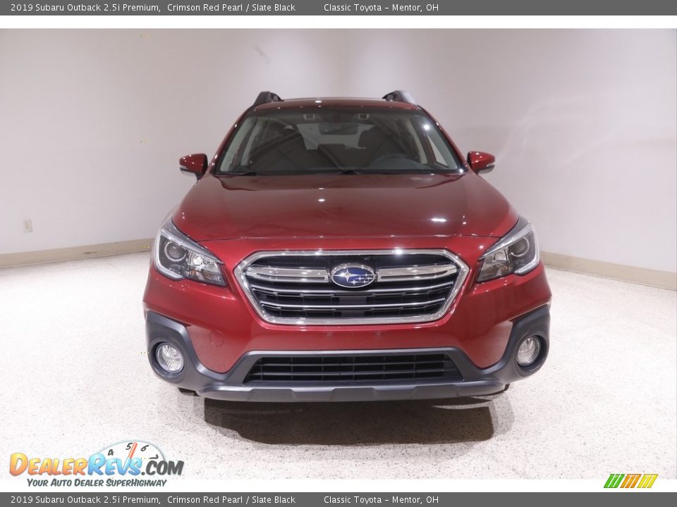2019 Subaru Outback 2.5i Premium Crimson Red Pearl / Slate Black Photo #2