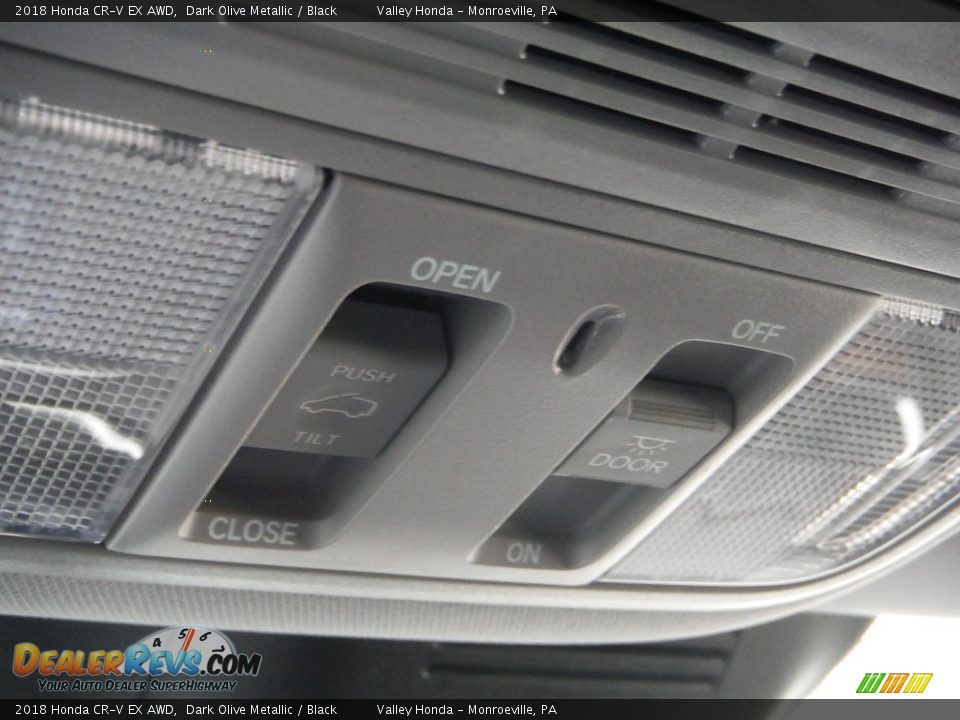2018 Honda CR-V EX AWD Dark Olive Metallic / Black Photo #19