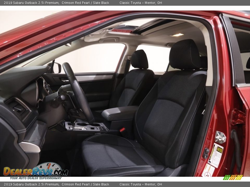 2019 Subaru Outback 2.5i Premium Crimson Red Pearl / Slate Black Photo #5