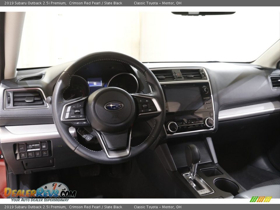 2019 Subaru Outback 2.5i Premium Crimson Red Pearl / Slate Black Photo #6