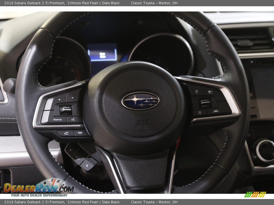 2019 Subaru Outback 2.5i Premium Crimson Red Pearl / Slate Black Photo #7