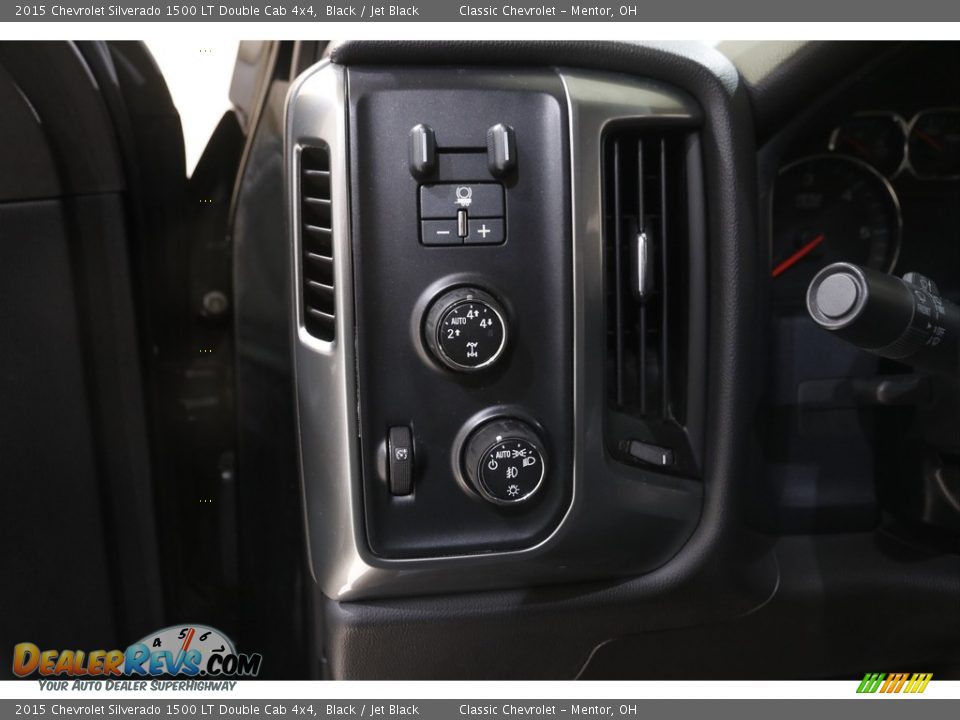 2015 Chevrolet Silverado 1500 LT Double Cab 4x4 Black / Jet Black Photo #6