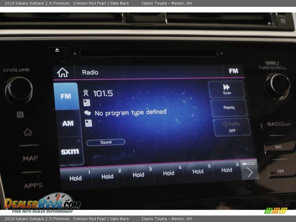 2019 Subaru Outback 2.5i Premium Crimson Red Pearl / Slate Black Photo #12