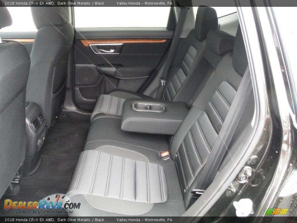 2018 Honda CR-V EX AWD Dark Olive Metallic / Black Photo #26