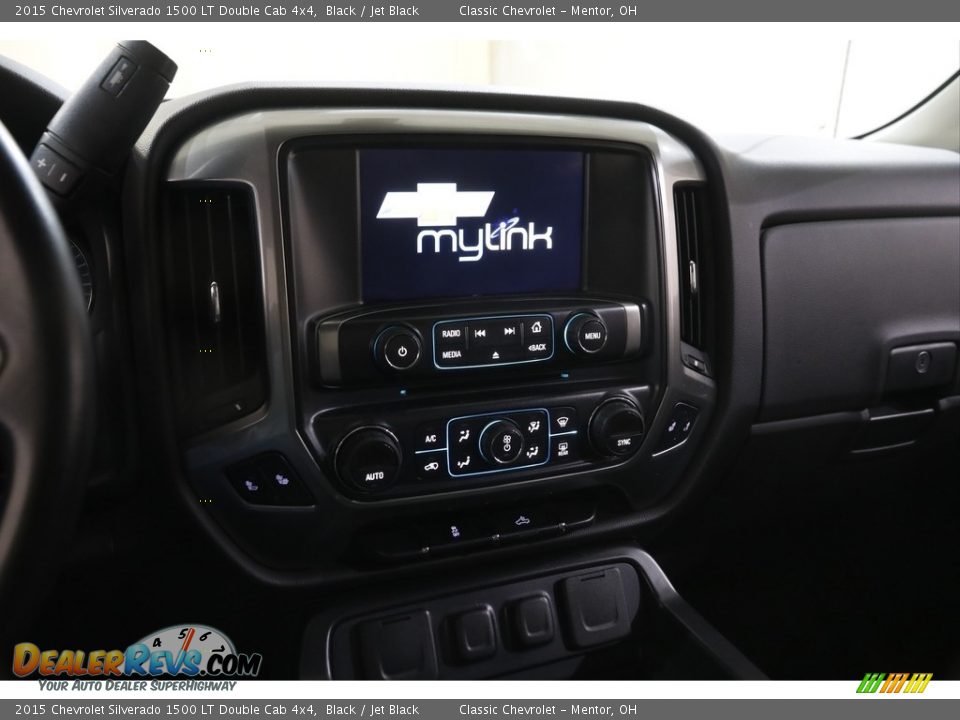 2015 Chevrolet Silverado 1500 LT Double Cab 4x4 Black / Jet Black Photo #10