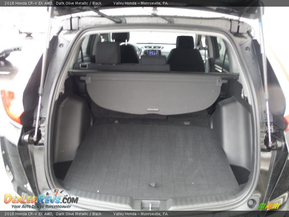 2018 Honda CR-V EX AWD Dark Olive Metallic / Black Photo #27