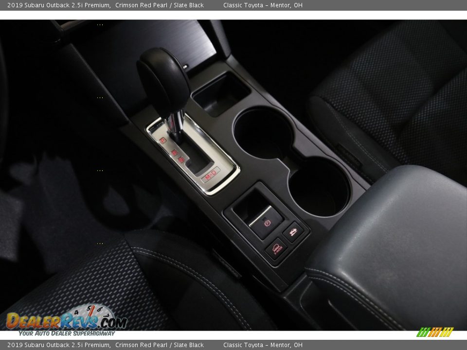 2019 Subaru Outback 2.5i Premium Crimson Red Pearl / Slate Black Photo #14