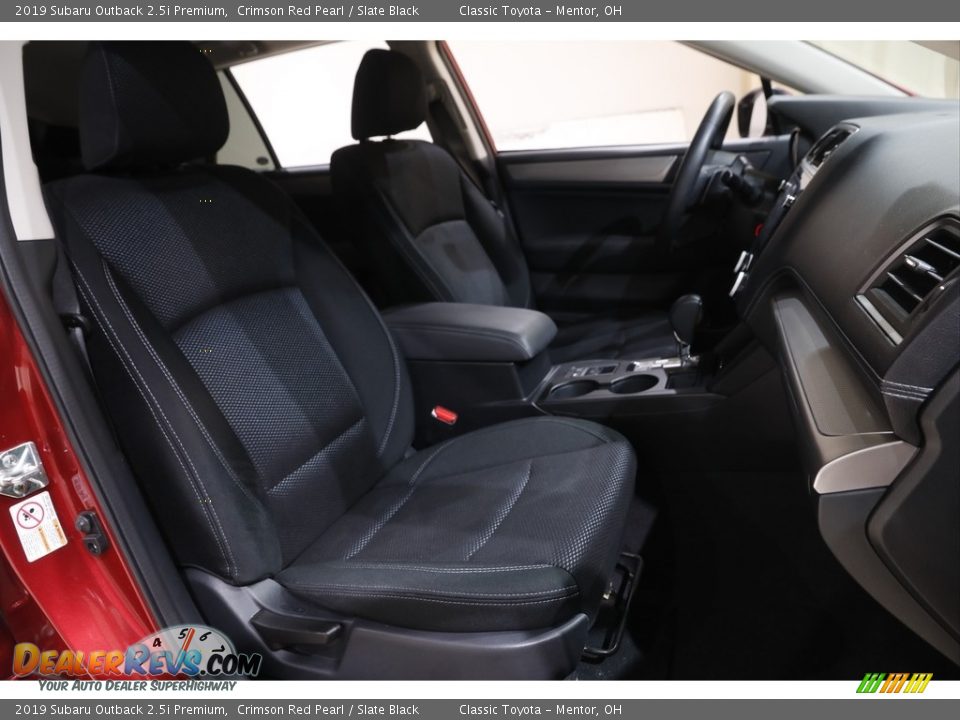 2019 Subaru Outback 2.5i Premium Crimson Red Pearl / Slate Black Photo #16