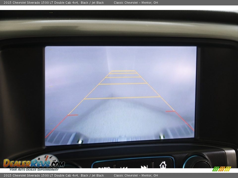 2015 Chevrolet Silverado 1500 LT Double Cab 4x4 Black / Jet Black Photo #14