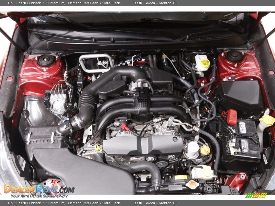 2019 Subaru Outback 2.5i Premium Crimson Red Pearl / Slate Black Photo #20