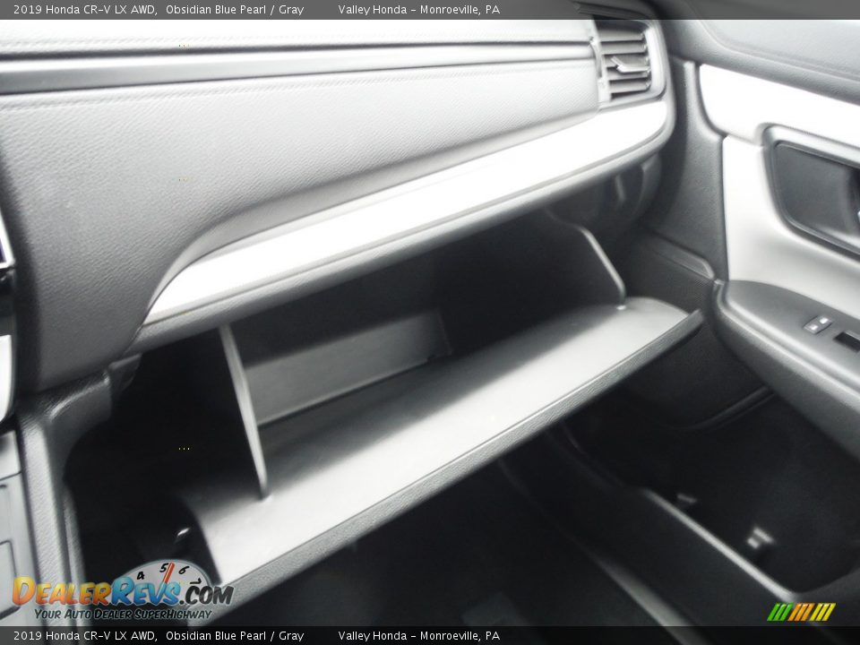 2019 Honda CR-V LX AWD Obsidian Blue Pearl / Gray Photo #10