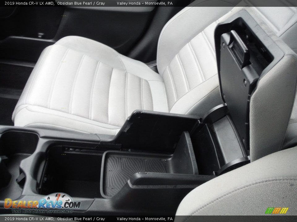 2019 Honda CR-V LX AWD Obsidian Blue Pearl / Gray Photo #15