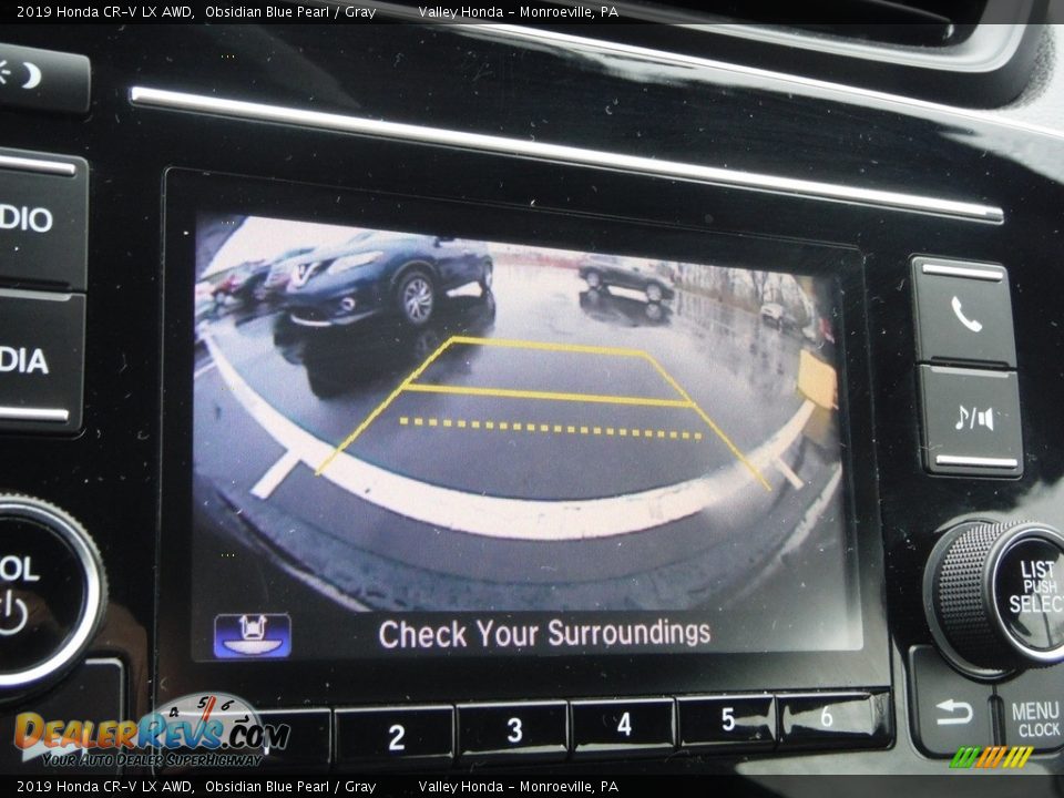2019 Honda CR-V LX AWD Obsidian Blue Pearl / Gray Photo #17