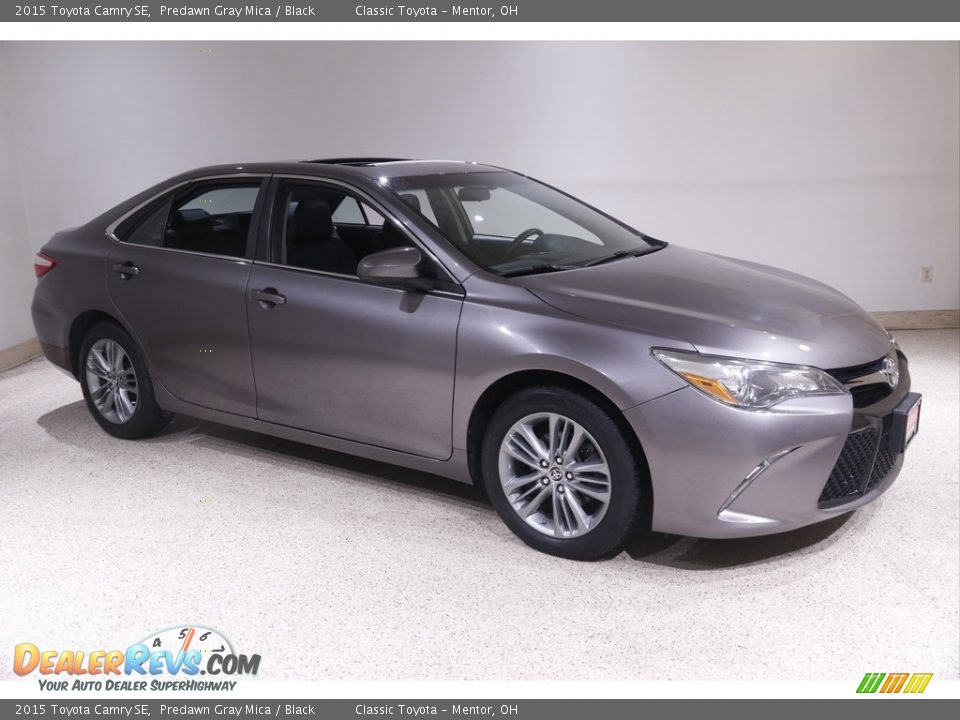 2015 Toyota Camry SE Predawn Gray Mica / Black Photo #1