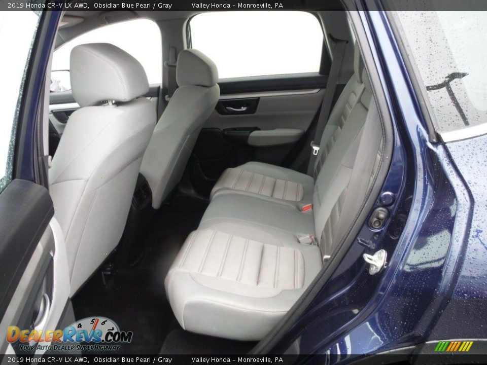 2019 Honda CR-V LX AWD Obsidian Blue Pearl / Gray Photo #23