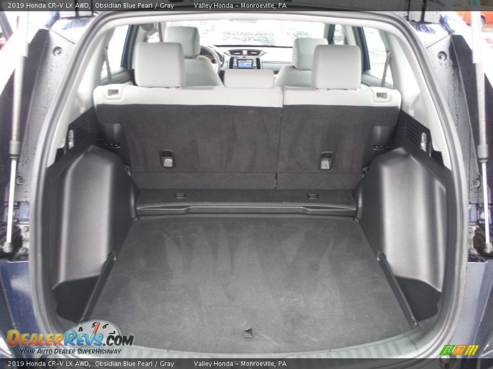 2019 Honda CR-V LX AWD Obsidian Blue Pearl / Gray Photo #24