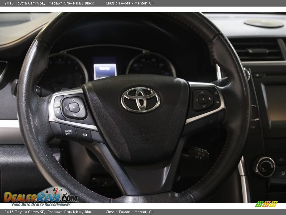 2015 Toyota Camry SE Predawn Gray Mica / Black Photo #7