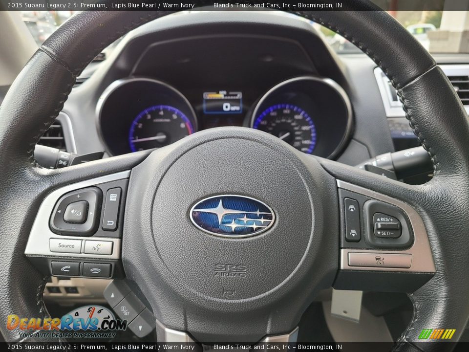 2015 Subaru Legacy 2.5i Premium Steering Wheel Photo #10