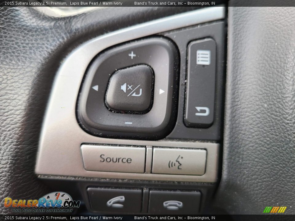 2015 Subaru Legacy 2.5i Premium Steering Wheel Photo #11
