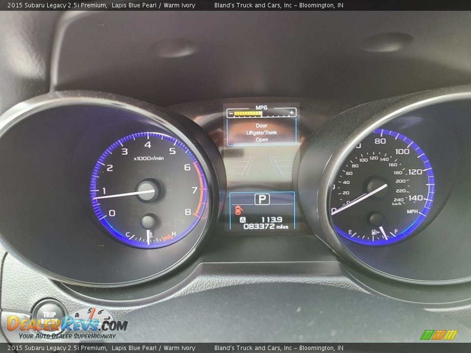 2015 Subaru Legacy 2.5i Premium Gauges Photo #14