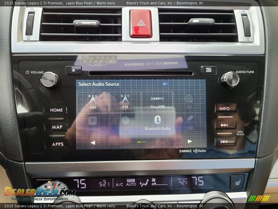 Controls of 2015 Subaru Legacy 2.5i Premium Photo #17