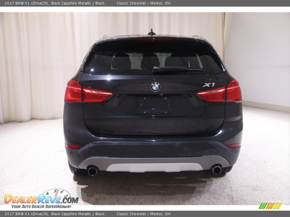 2017 BMW X1 xDrive28i Black Sapphire Metallic / Black Photo #19