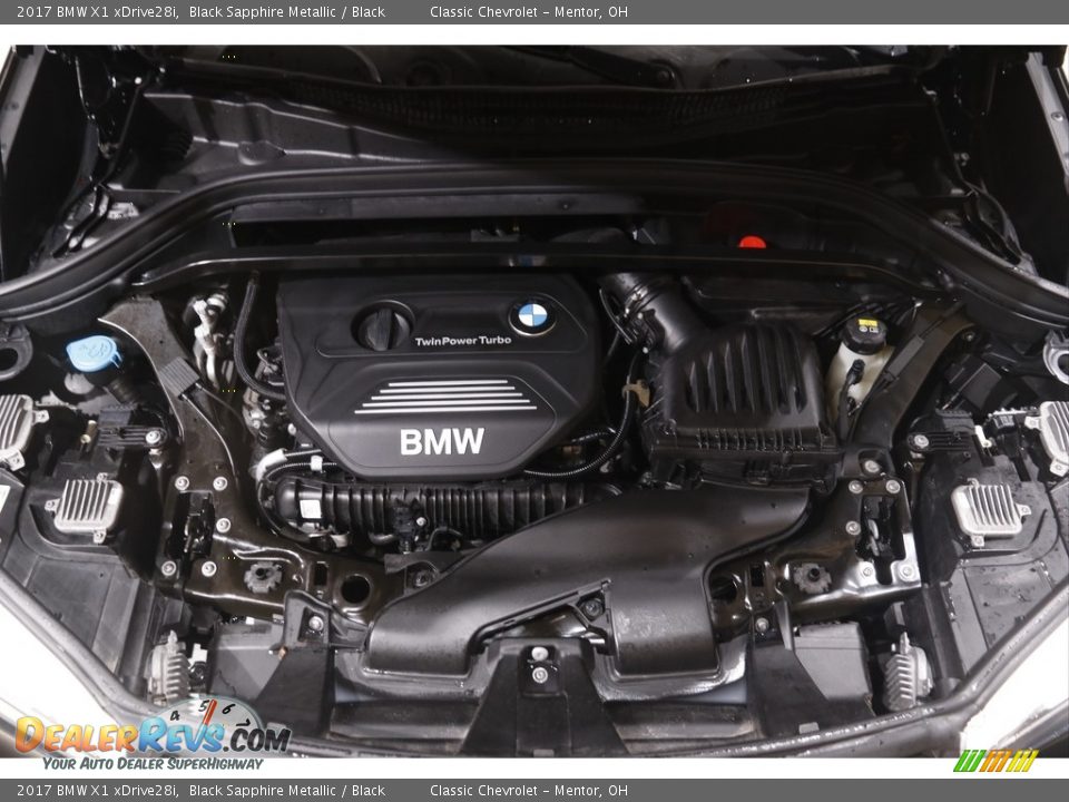 2017 BMW X1 xDrive28i Black Sapphire Metallic / Black Photo #20