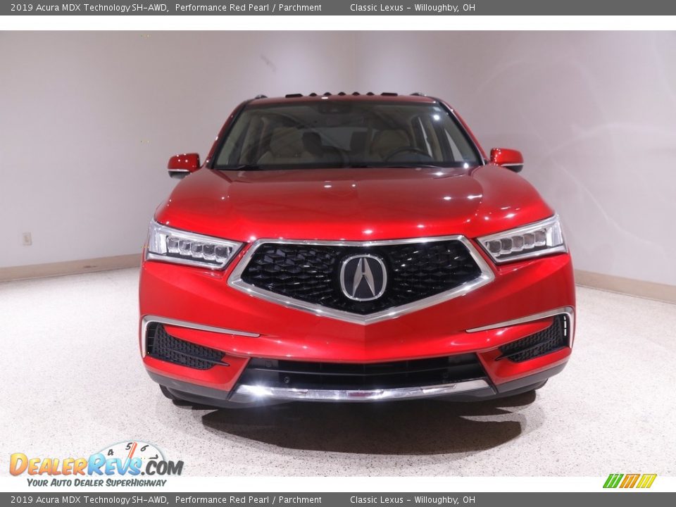 2019 Acura MDX Technology SH-AWD Performance Red Pearl / Parchment Photo #2